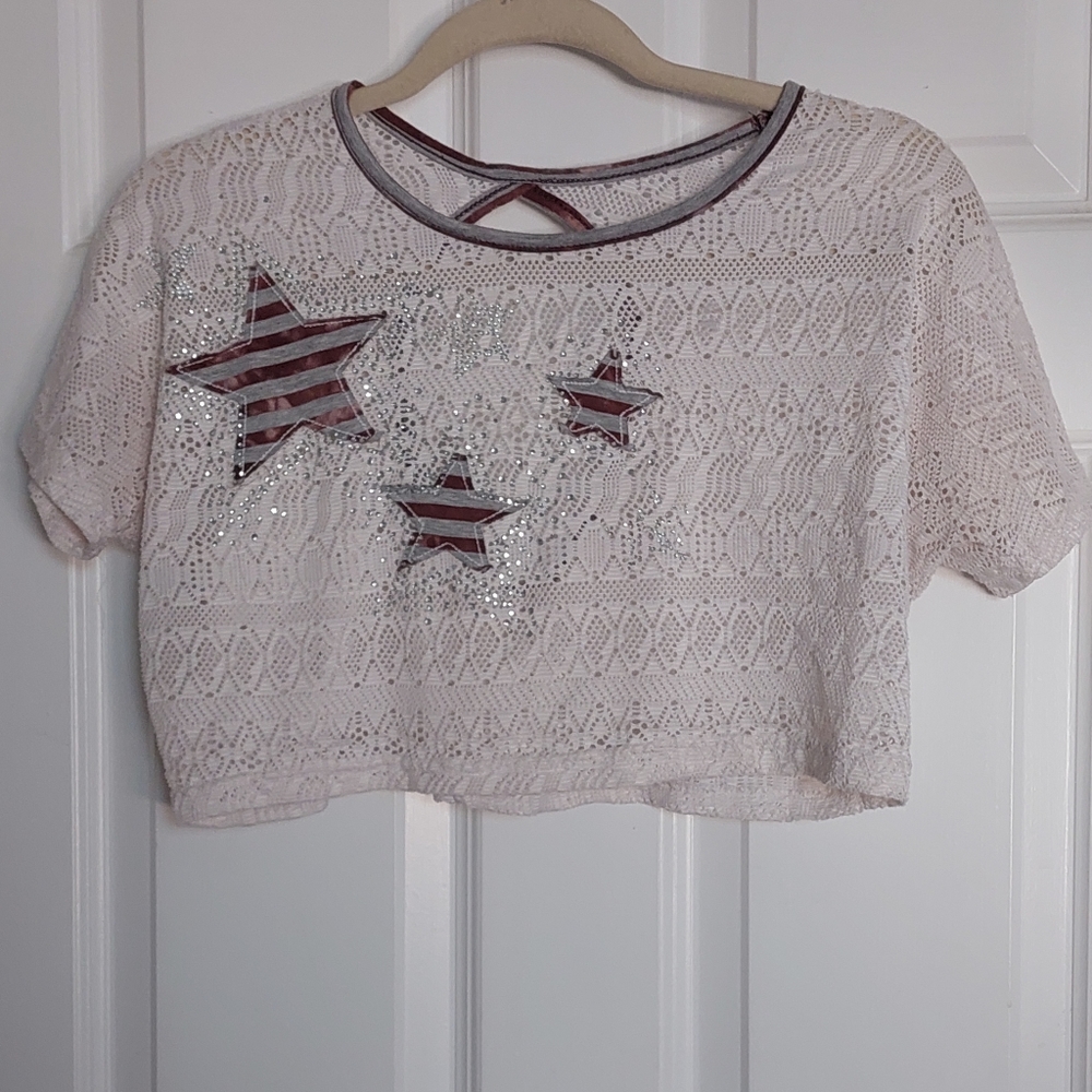 Mesh crop top